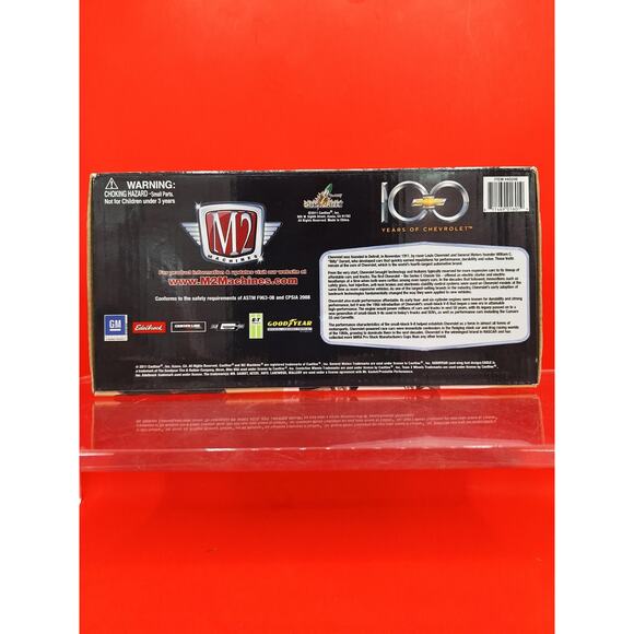 1957 Chevy Bel Air Convertible M2 Premium Edition 100 Years On Chevrolet 1/24 - Picture 10 of 11